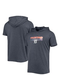New Era Heathered Navy Detroit Tigers Hoodie T Shirt In Heather Navy At Nordstrom