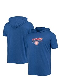 New Era Heathered Royal Chicago Cubs Hoodie T Shirt In Heather Royal At Nordstrom