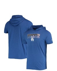 New Era Heathered Royal Los Angeles Dodgers Hoodie T Shirt In Heather Royal At Nordstrom