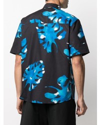 MSGM Abstract Print Short Sleeve Shirt