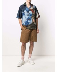 Costumein Abstract Print Short Sleeve Shirt