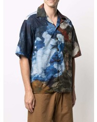 Costumein Abstract Print Short Sleeve Shirt