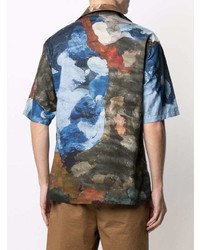 Costumein Abstract Print Short Sleeve Shirt