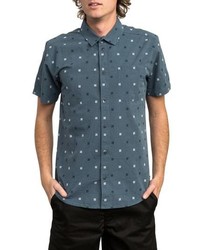 RVCA And Sons Geo Pattern Woven Shirt
