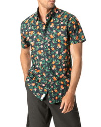 Rodd & Gunn Citrus Print Short Sleeve Button Up Shirt