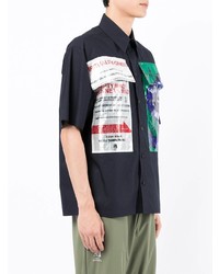 Yoshiokubo Contrasting Pocket Detail Shirt