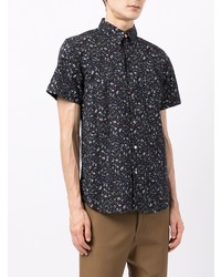 PS Paul Smith Feather Print Short Sleeved Shirt