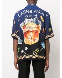 Casablanca Graphic Print Short Sleeved Shirt