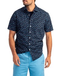 Rodd & Gunn Havelock Harbour Print Short Sleeve Button Up Shirt