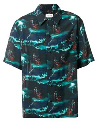 You As Hawaii Storm Print Shirt