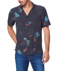 Paige Landon Hawaiian Short Sleeve Button Up Camp Shirt