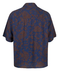 Tintoria Mattei Leaf Print Shirt