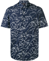 Michael Kors Michl Kors Printed Short Sleeve Shirt