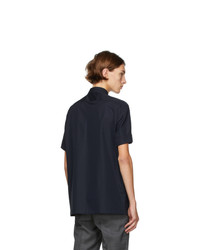 Neil Barrett Navy Modernist Short Sleeve Shirt