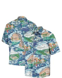 Reyn Spooner Navy Seattle Mariners Scenic Button Up Shirt