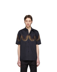 Dries Van Noten Navy Verner Panton Edition Wave Classen Shirt