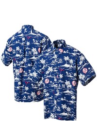 Reyn Spooner Navywhite New York Yankees Vintage Short Sleeve Button Up Shirt At Nordstrom