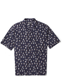 Christophe Lemaire Oversized Printed Silk And Cotton Blend Shirt