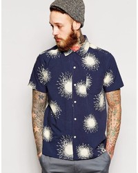 YMC Shirt With Firework Print Short Sleeves