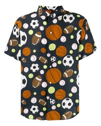 Thom Browne Sports Balls Print Shirt