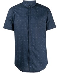 Armani Exchange Spot Print Short Sleeved Shirt