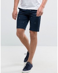Jack and Jones Jack Jones Intelligence Chino Shorts In Regular Fit With Anchor Print