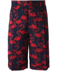 Marc Jacobs Flamingo Print Bermuda Shorts