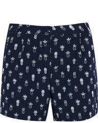 Chinti and Parker Printed Cotton Poplin Shorts
