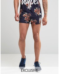 Hype Retro Shorts In Floral Print