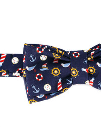 fe-fe Fef Nautical Print Bow Tie