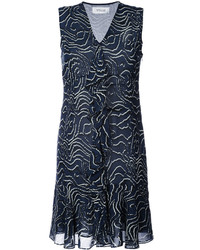 Derek Lam 10 Crosby Printed Sleeveless Mini Dress