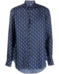 Giorgio Armani Patterned Silk Shirt