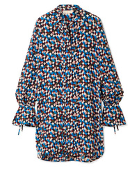 Tory Burch Kaylee Printed Silk Crepe Mini Dress