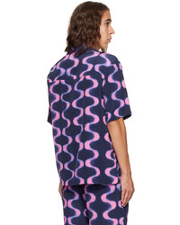 McQ Purple Printed Shirt