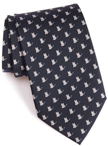 Ferragamo cat discount tie