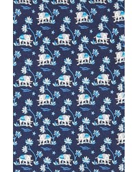 Salvatore Ferragamo Elephant Print Silk Tie