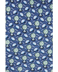 Vineyard Vines Football Fan Print Silk Tie