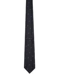 Dunhill Navy D Printed Tie