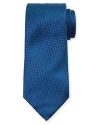 Charvet Printed Silk Tie Blue
