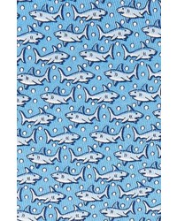 Vineyard Vines Shark Print Silk Tie