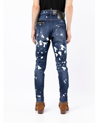 DSQUARED2 Bleached Effect Skinny Jeans