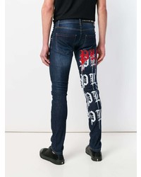 Philipp Plein Crash Super Straight Cut Jeans