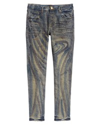 PURPLE Distressed Skinny Jeans