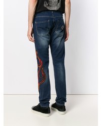 Philipp Plein Super Straight Flame Jeans