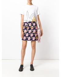 Peter Jensen Gary Print Double Pocket Skirt