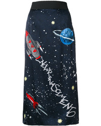 Dolce & Gabbana Solar System Print Skirt