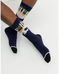 HUF Avalanche Socks In Navy