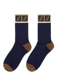 Fendi Blue Forever Socks
