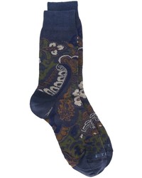 Etro Floral Print Socks