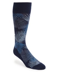 Nordstrom Men's Shop Evening Palm Frond Socks